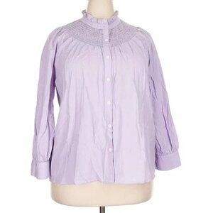 Pomander Place 3/4 Sleeve Blouse Pomander Place Size XL PURPLE 3/4 sleeve NWT